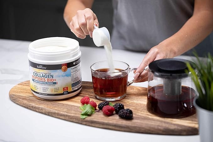 BioSchwartz 15 Day Cleanse for Colon and Gut Health Plus Hydrolyzed Collagen Peptides Powder (40+ Servings)