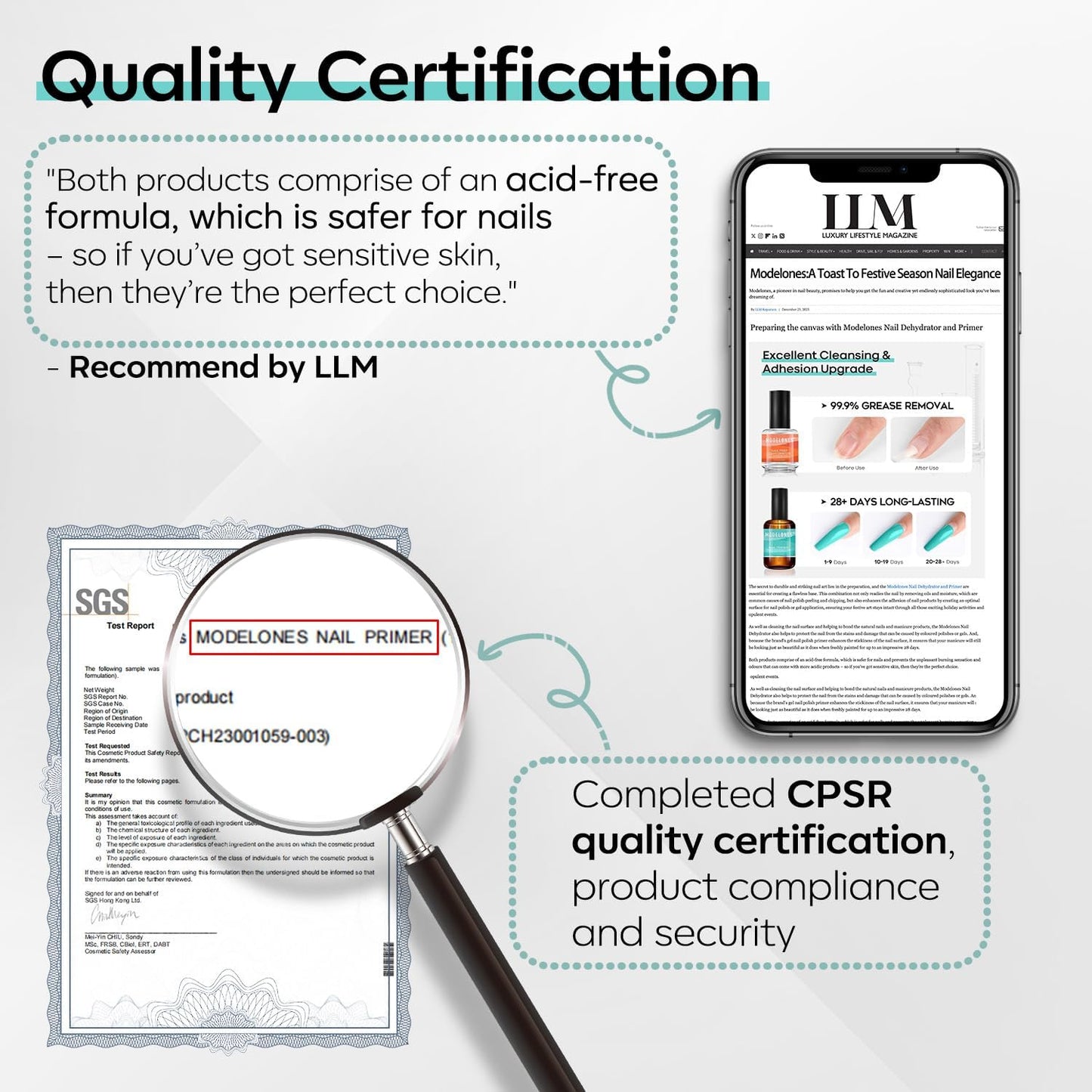 modelones 15 ml Nail Dehydrator and Primer, Acid Free Base Coat Natural Prep Dehydrate & Bond Primer Kit, Hema-Free Acrylic Nail Supplies