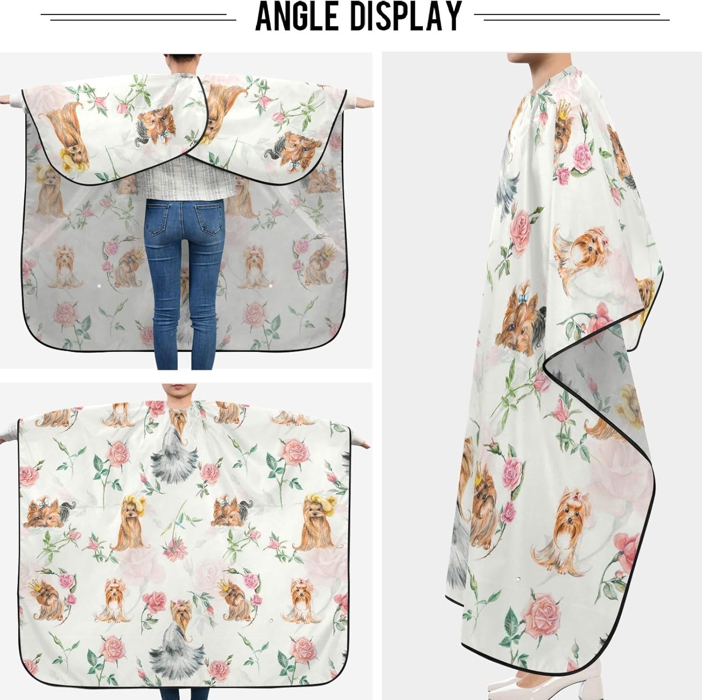 Stylish Barbershop Salon Barber Cape Haircut Cape Salon Apron Unisex Hair Cutting Apron for Men Women