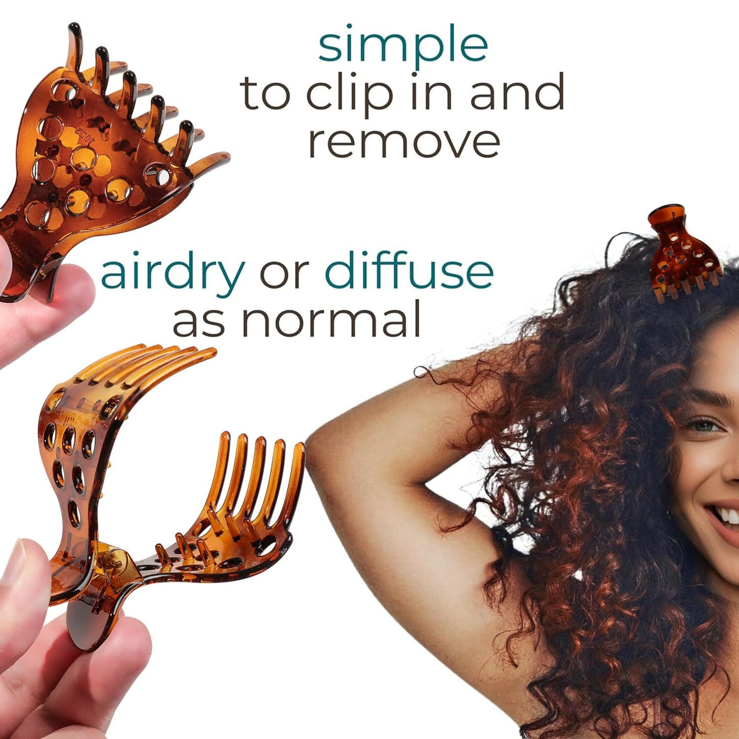 10 Hair Volume Clip，Root Clips for Curly Hair Volume and Claw Clips for Thick Hair, Root Lifter for Bounce Curl