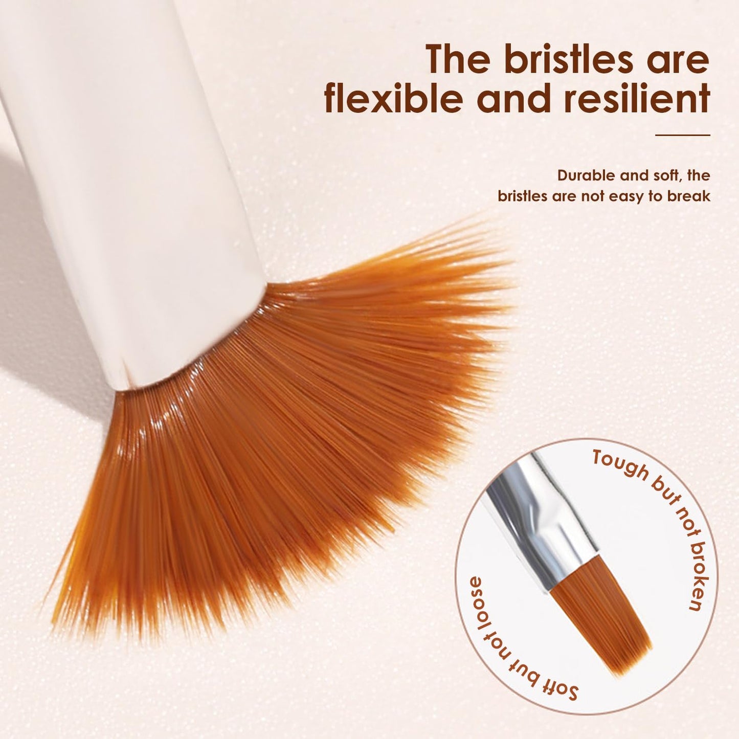 Oblique Head Nail Art Brush for French Tips & Creative Nail Designs, 03