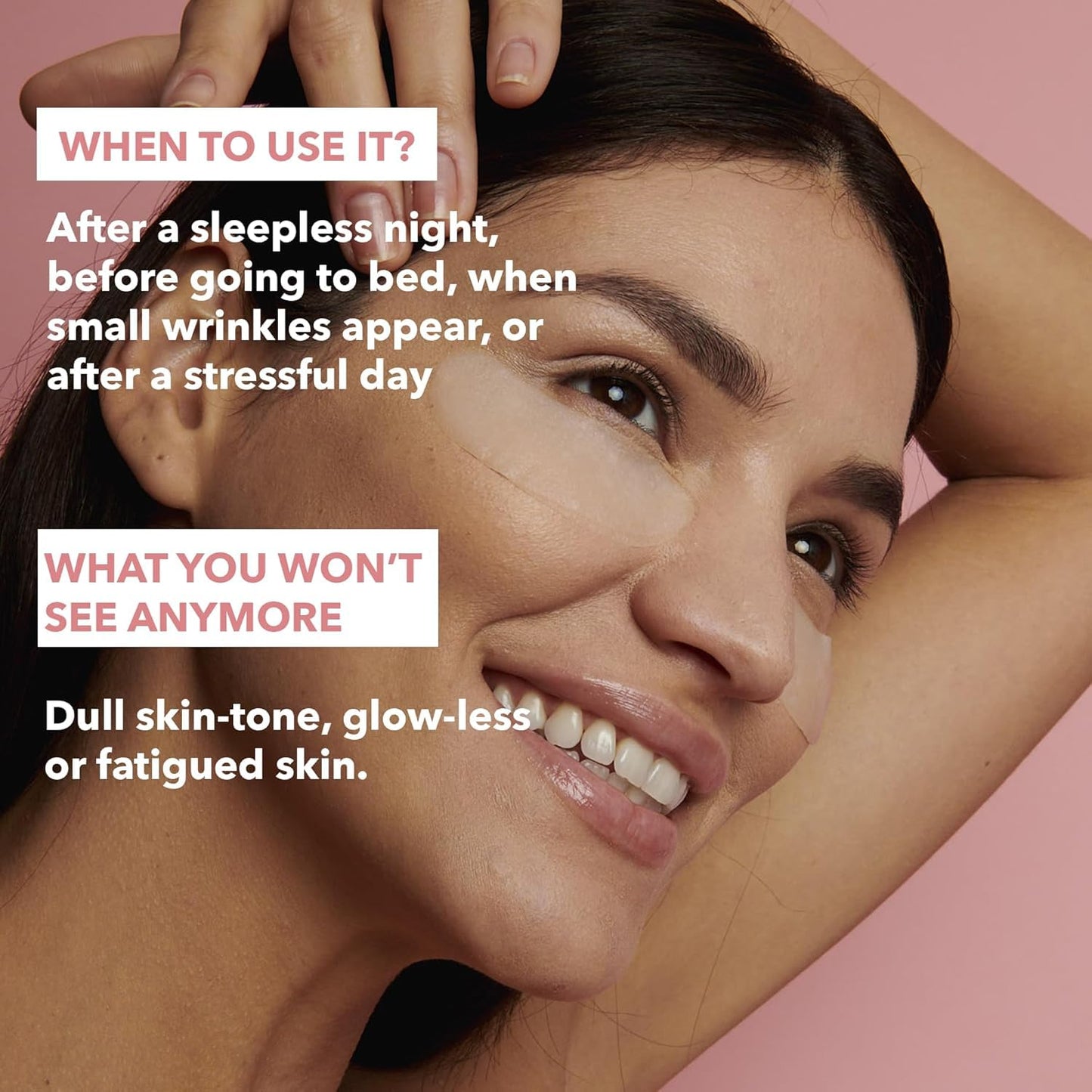 RARE Paris - Exception Rosée - Regenerating Under Eye Patches - Hydrating & Brightening - With Ceramides & Omega-3 & 6 - Brightening, Firming & Revitalizing - Multi-Active Serum Formula - 30 Pairs