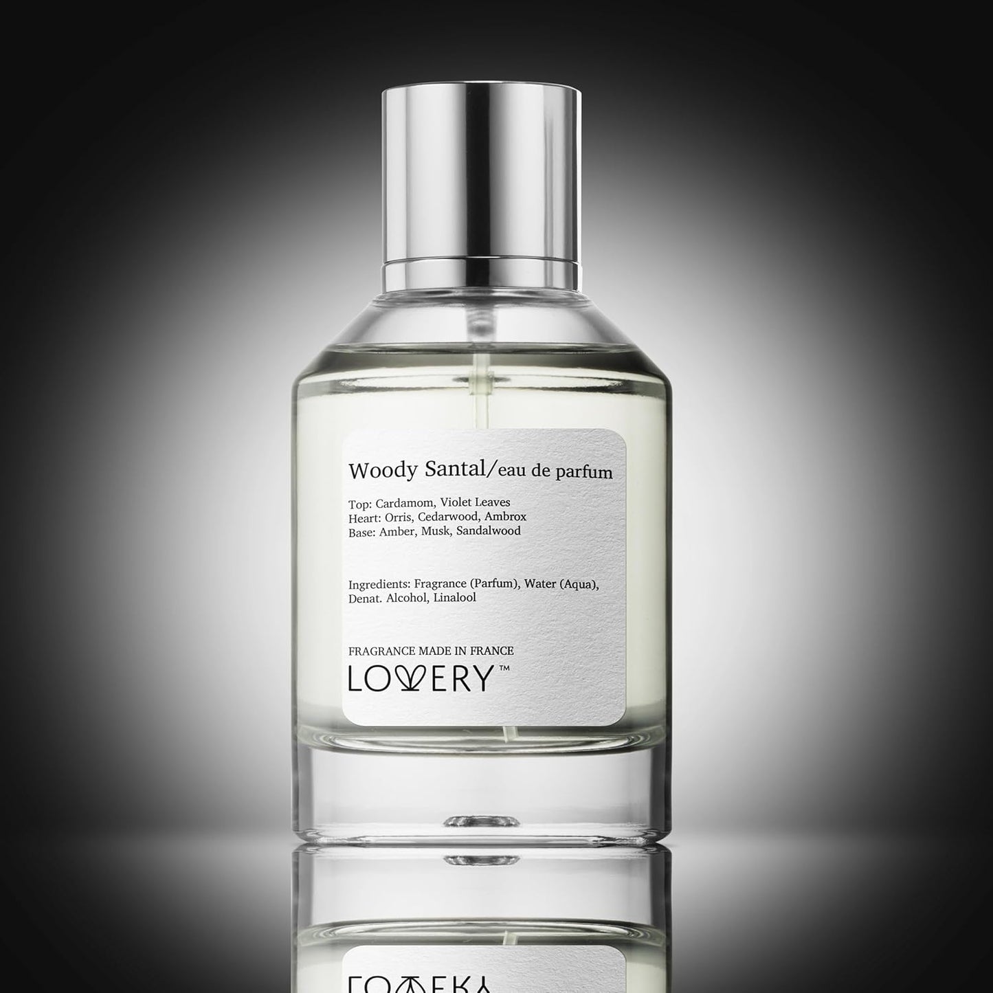 LOVERY Woody Santal Eau de Parum Inspired by L.L.B.O Fragrance S.antal 33, Long Lasting Perfume for Women & Men, Vegan, Clean Unisex Perfume Spray, 100 ml EDP Perfumes for Women - Made in France