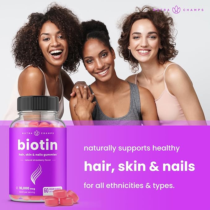 NutraChamps Biotin & Biotin+. The Complete Duo for Hair, Skin and Nails. Biotin, Collagen, Keratin & More