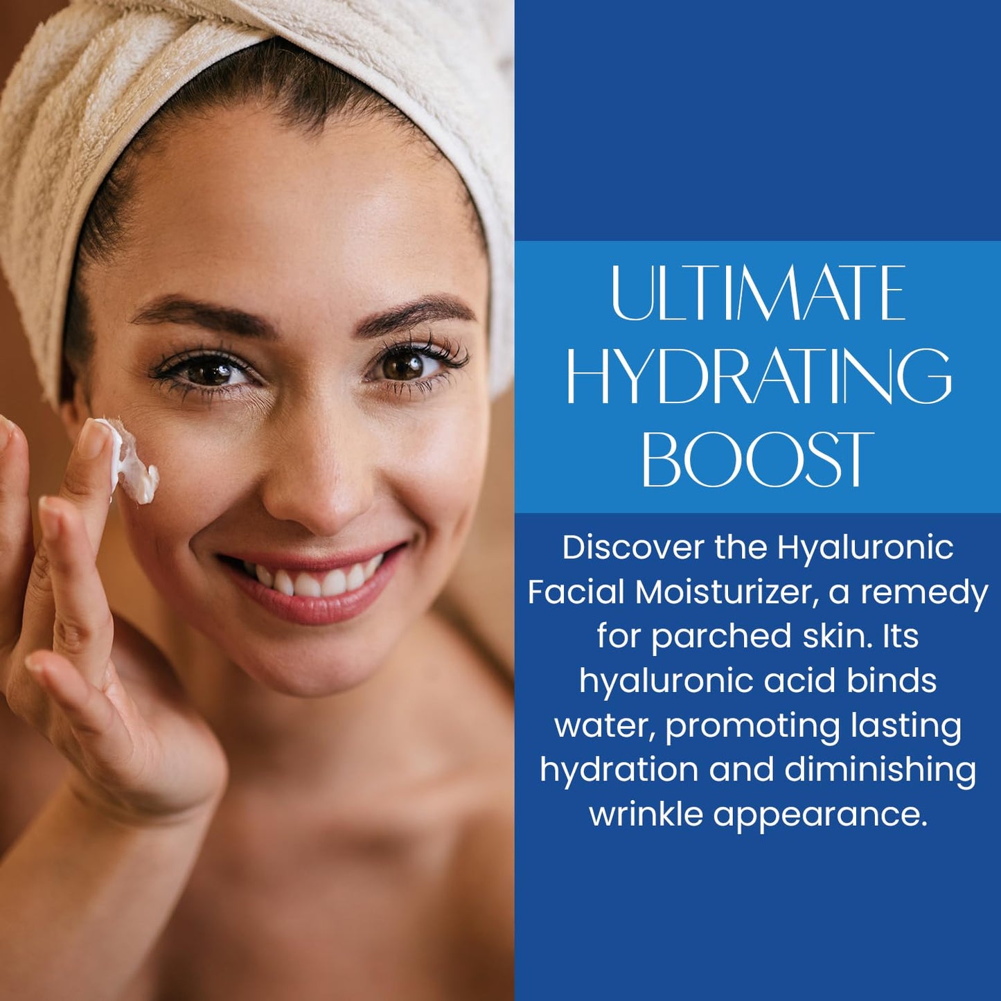 Hyaluronic Acid Daily Face Moisturizer - Anti-Aging, Skin Firming, Hydrating - Dermatologist Tested, Cruelty-Free Korean Skin Care for All Skin Types - 1.69 fl. oz (2 Pack)