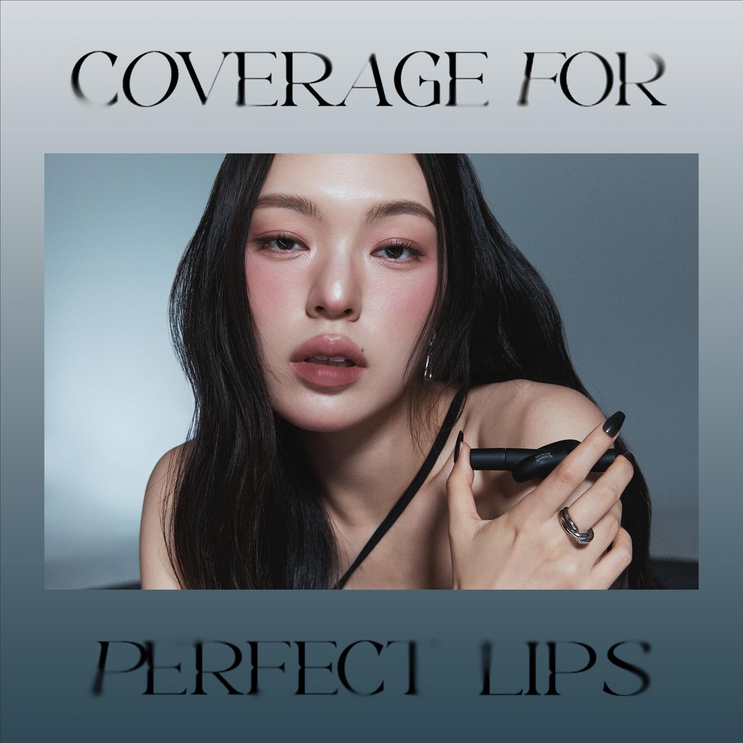 Tie Up Cover Tint - Waterproof & Long Lasting Lip Stain for Women - Korean Base Nude Tint Stick - Kbeauty Matte Gloss - Mood Color Changing (02 CORAL STEP, 0.2 Fl oz)