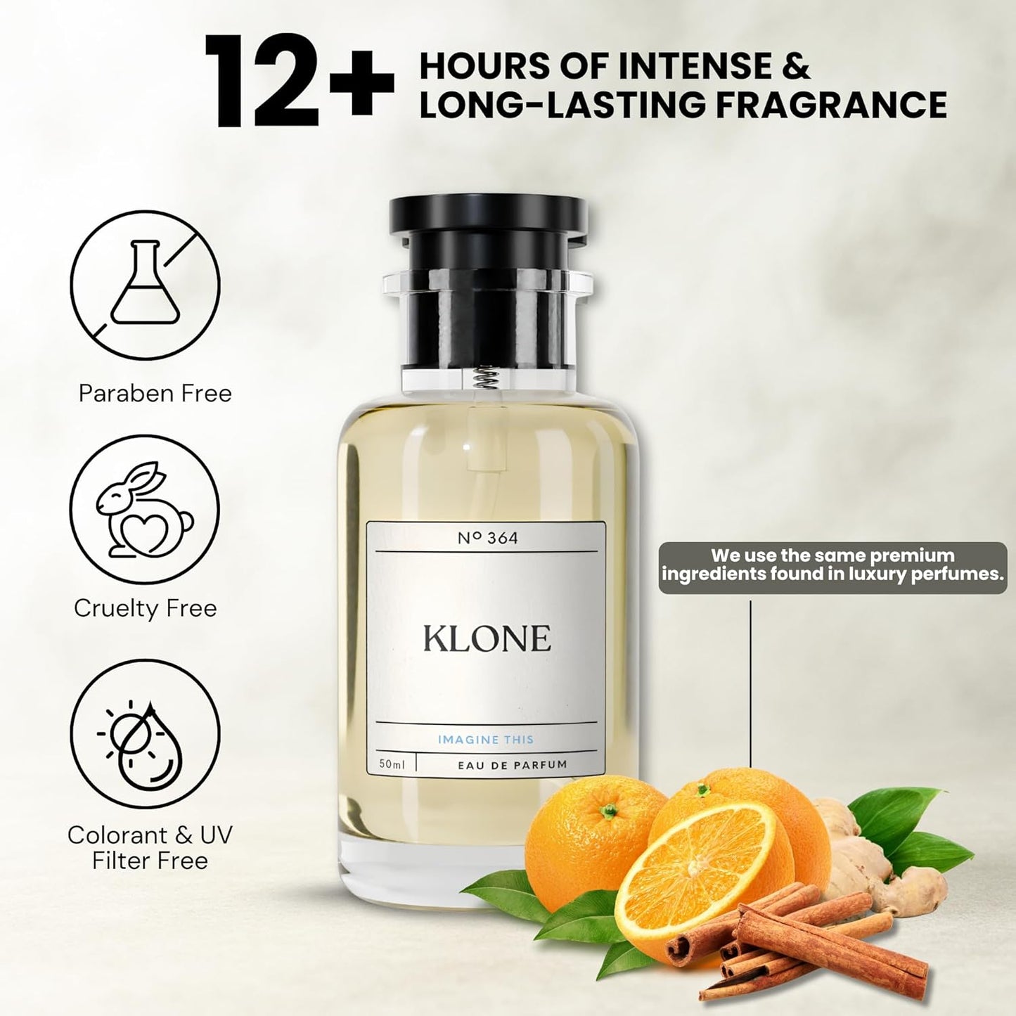 Imagine This Scents – Long-Lasting Eau de Parfum for Men & Women, Inspired by Imagination – Clean, Fresh & Uplifting Designer-Inspired Fragrance, Travel-Friendly Bottle