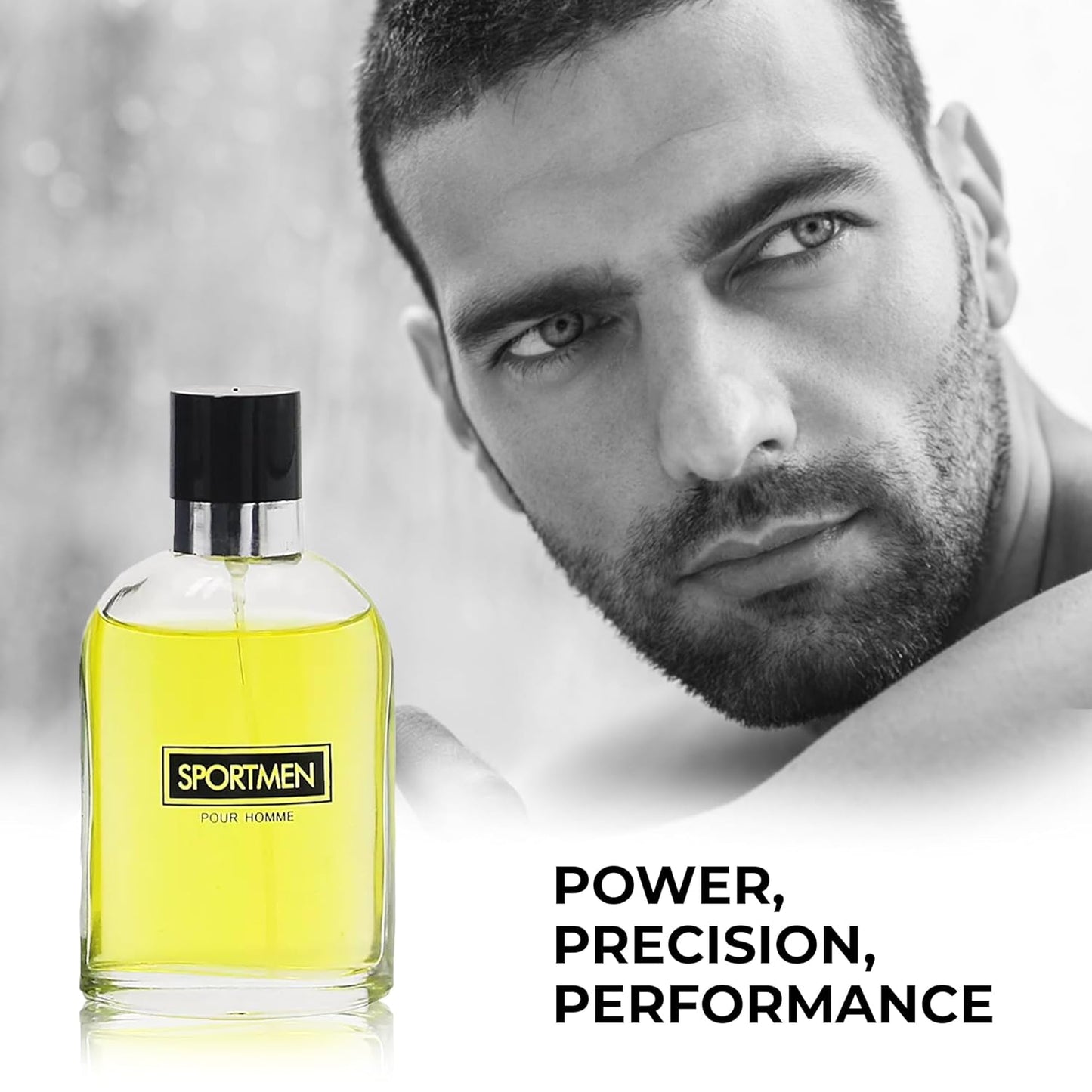 Sportmen Pour Homme Men's Cologne–Perfume for Men with Citrus,Spice,And Woody Notes–Long Lasting Natural Spray Fragrance For All Occasions