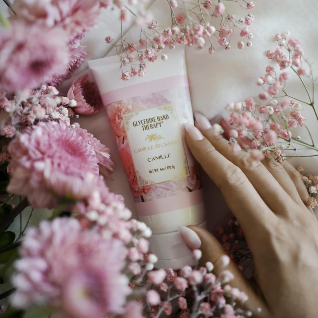 Camille Beckman Glycerine Hand Therapy Cream, Signature Camille, 6 Ounce