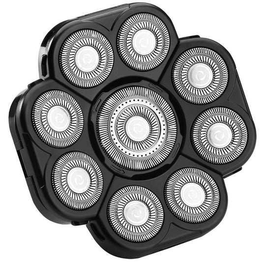 Upgraded 9 Blade Body Shaver Replacement Heads for Many Brands Electric Razor