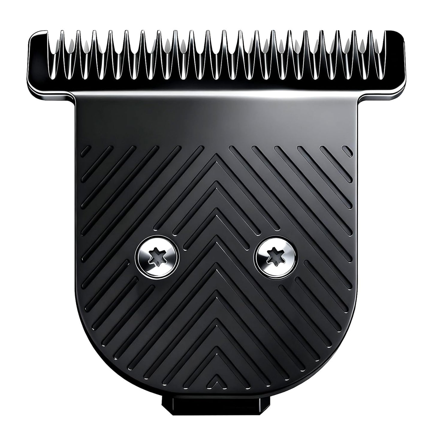 Premium Stainless Steel T Blade Replacement for MANSCAPED The Beard Hedger Replacement SkinSafe Trimmer Blade for Precision Facial Hair Trimming (Black-1)