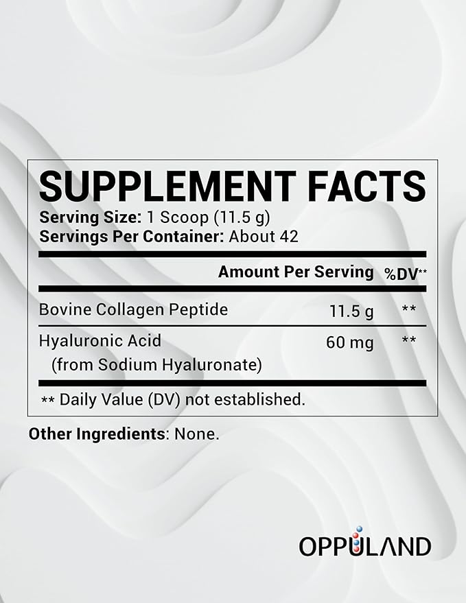 Premium Collagen Peptides - Hydrolyzed Unflavored Powder for Youthful Skin, Strong Nails & Joint Support