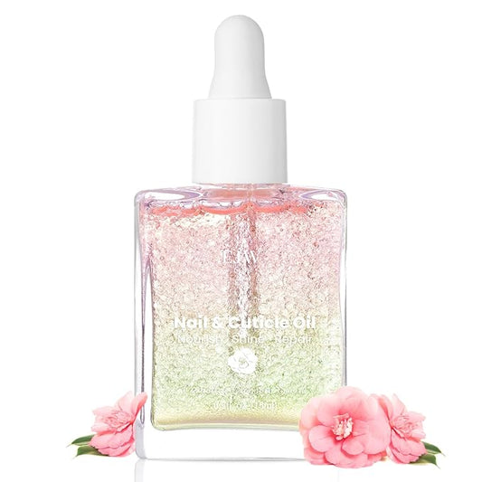 EJW Luxurious Camellia Nail & Cuticle Oil – Infused with Real Flower Extracts, Deeply Hydrating & Strengthening, Nourishing Elegance, Vegan & Paraben-Free – 0.5 fl. oz