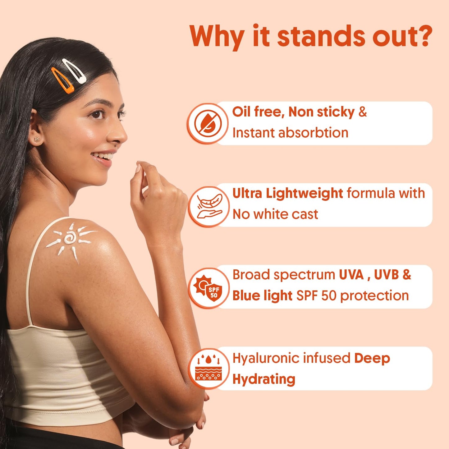 Aravi Organic De-Tan Body Lotion Combo | AHA BHA Body Lotion for Skin Renewal & SPF 50 PA++++ Sunscreen for Tan Protection | Hydrating Formula | For Men & Women | 200ml