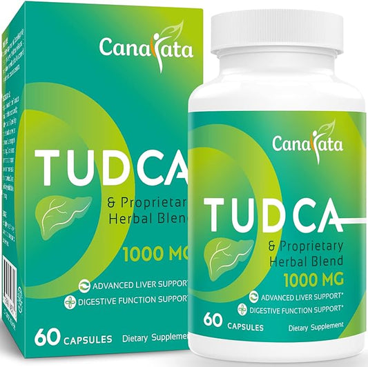 TUDCA Liver Support Supplements 1000mg 60 Vegan