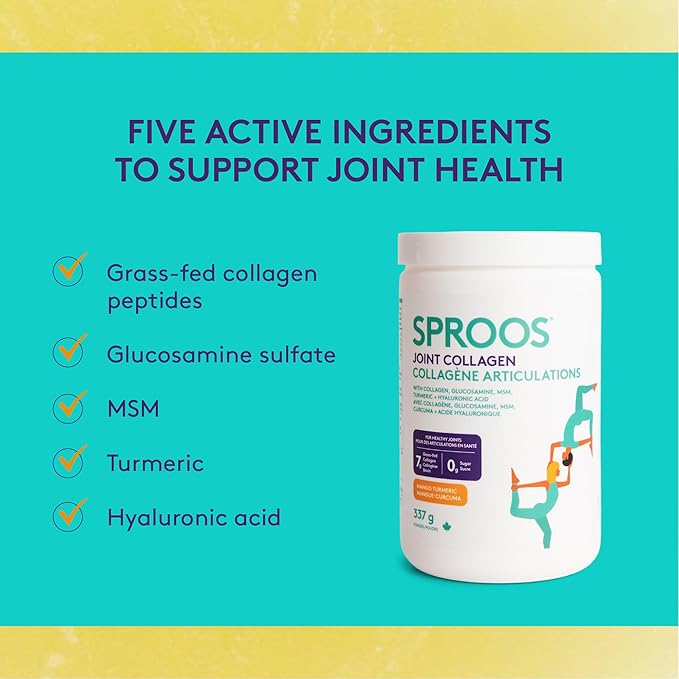 SPROOS Joint Collagen Mango Turmeric 337g