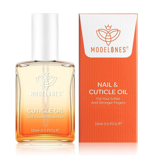 modelones Cuticle Oil Nail Strengthener and Growth Nail Growth Oil Repairs Cuticle & Promote Nail Care Moisturize Dry Skin 15ml