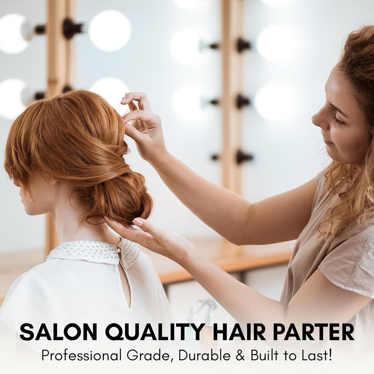 Pro Hair Parting & Sectioning Rings - Stainless Steel Finger Braiding Hair Pick Tools for Durable Dreadlocks Wig, Curling, Weaving, Styling, Balayage, & Quick Installation of Remy Human Hair