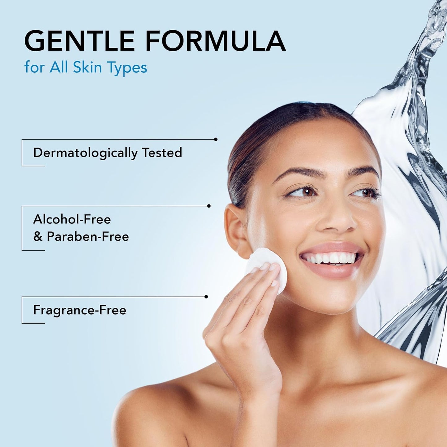 Micellar Water for Sensitive Skin with Organic Aloe Vera - 99.1% Natural Ingredients, Vegan, Hydrating Facial Cleanser & Micellar water Makeup Remover - 13.5 Fl Oz - ECOLATIER