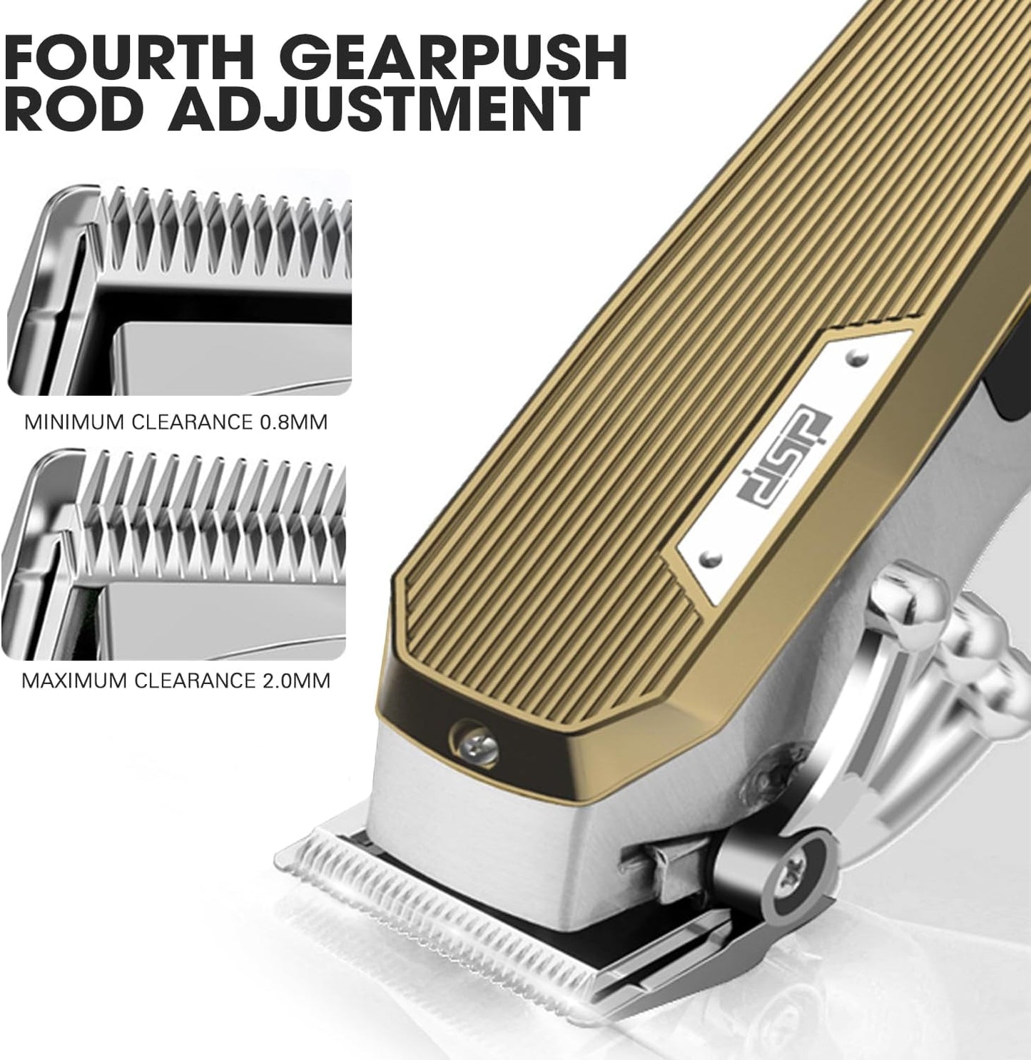 DSP® Professional Barber Clippers Set for Men - Cordless Bald Shaver Men Clippers and Trimmers Set - All in one Complete Kit