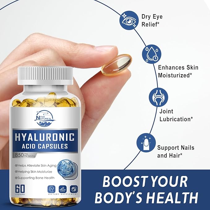 Nature's live 850 mg Hyaluronic Acid