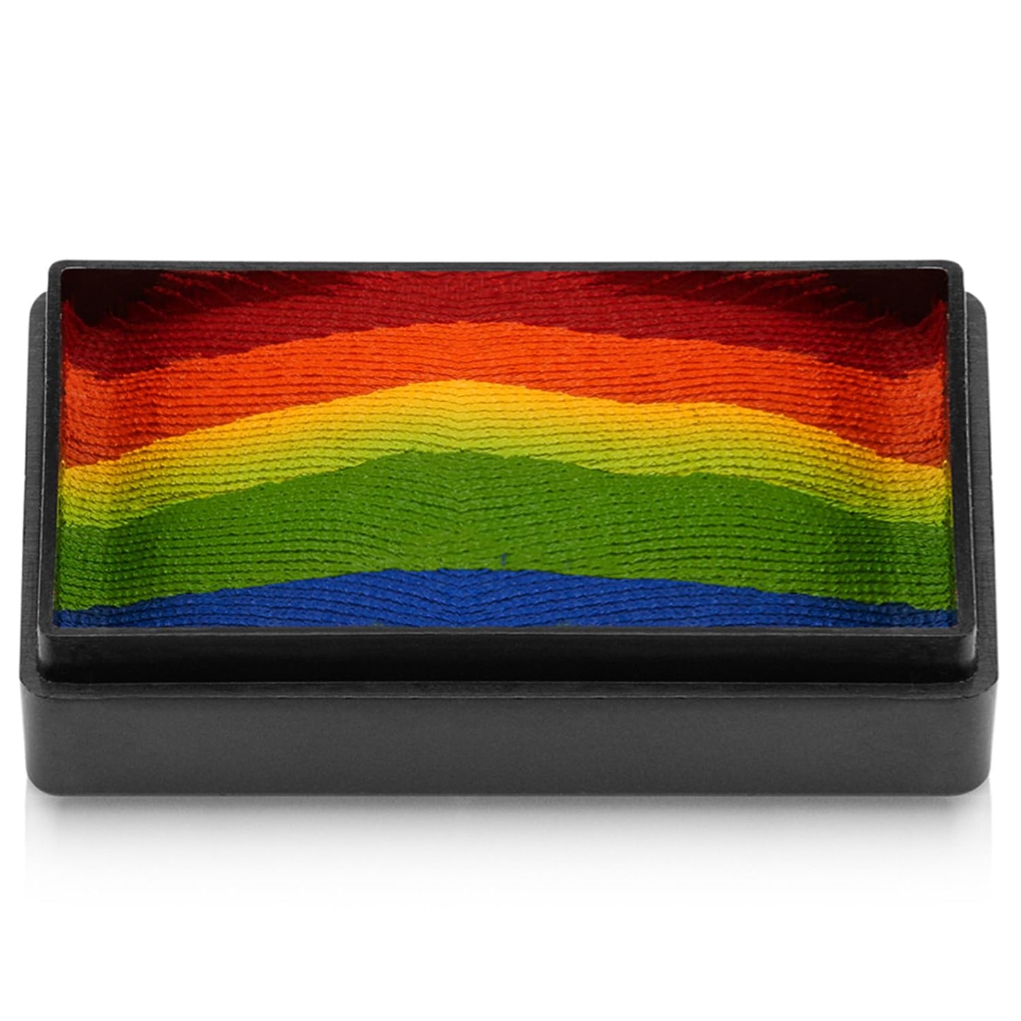 Kraze FX Dome Stroke - Really Rainbow (25 gm), Professional 1-Stroke Split Cake, Hypoallergenic, Non-Toxic, Water Activated Face & Body Painting Makeup Supplies for Sensitive Skin, Kid Safe, Adults