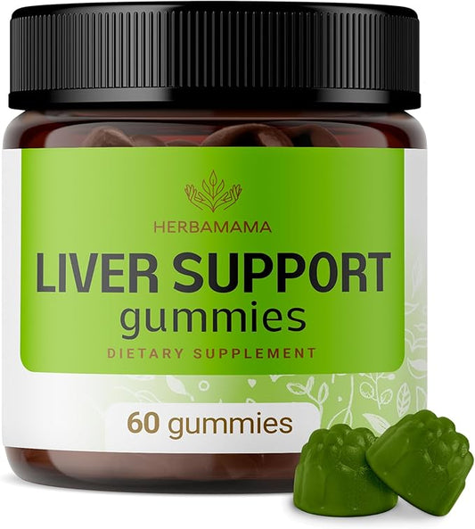 HERBAMAMA Liver Support Gummies 60 Chews