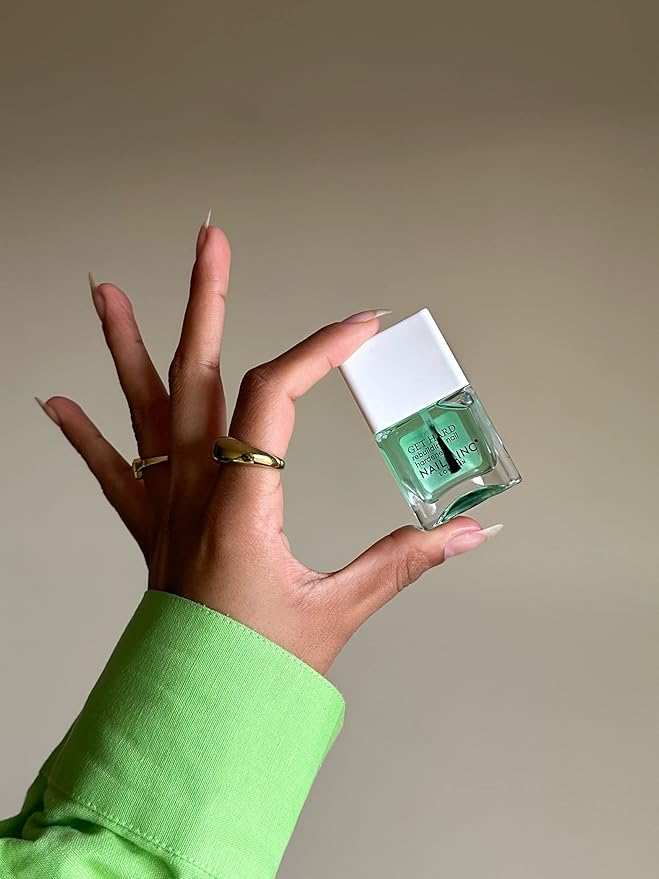 Nails.INC Get Hard Base Coat, Hardening Base Coat Infused with Retinol, Protects and Smooths Nails, Chip Resistant, Cruelty Free, Vegan