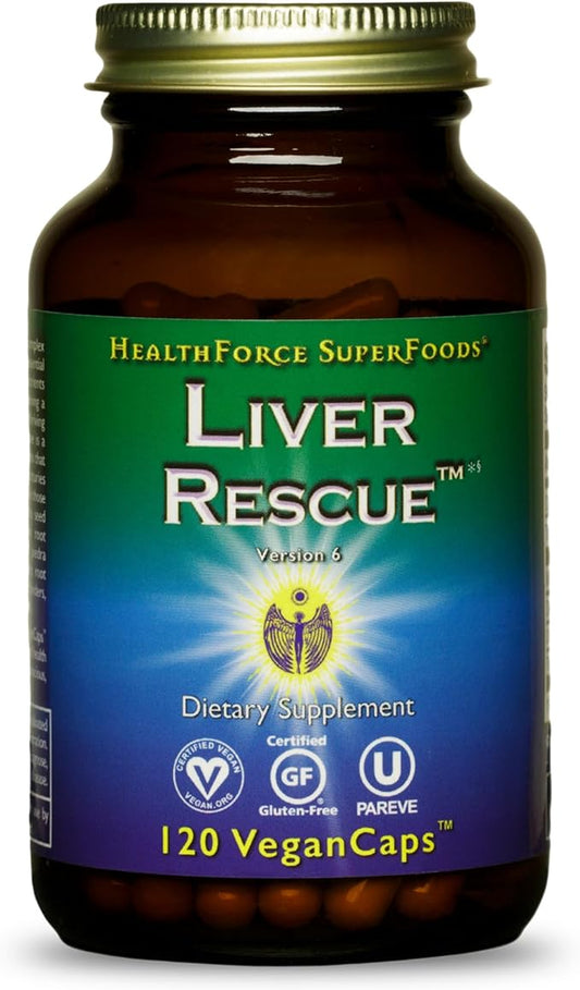 HealthForce SuperFoods Liver Rescue 120 Capsules