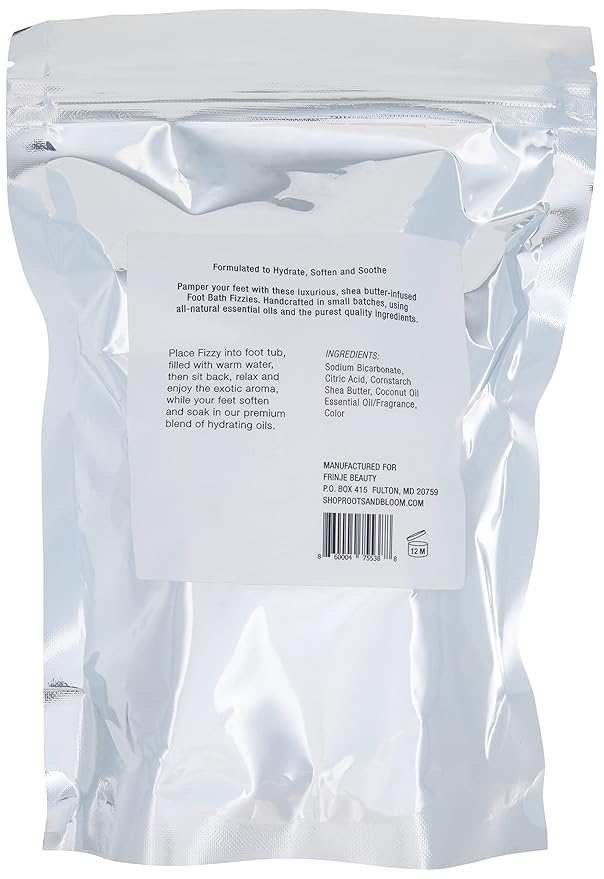 Roots & Bloom Ultra Hydrating Foot Soak to Detox and Nourish Skin and Soothe Soreness, 6 ct.