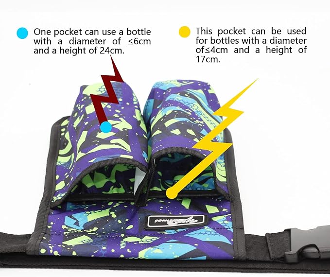 Massage Bottle Bag Massage Therapist Holster Massage Lotion Holster Massage Oil Holster（YR2KD-MiCai-LV）