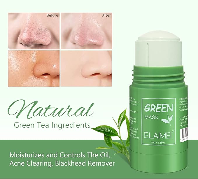 2 Pcs Green Tea Mask