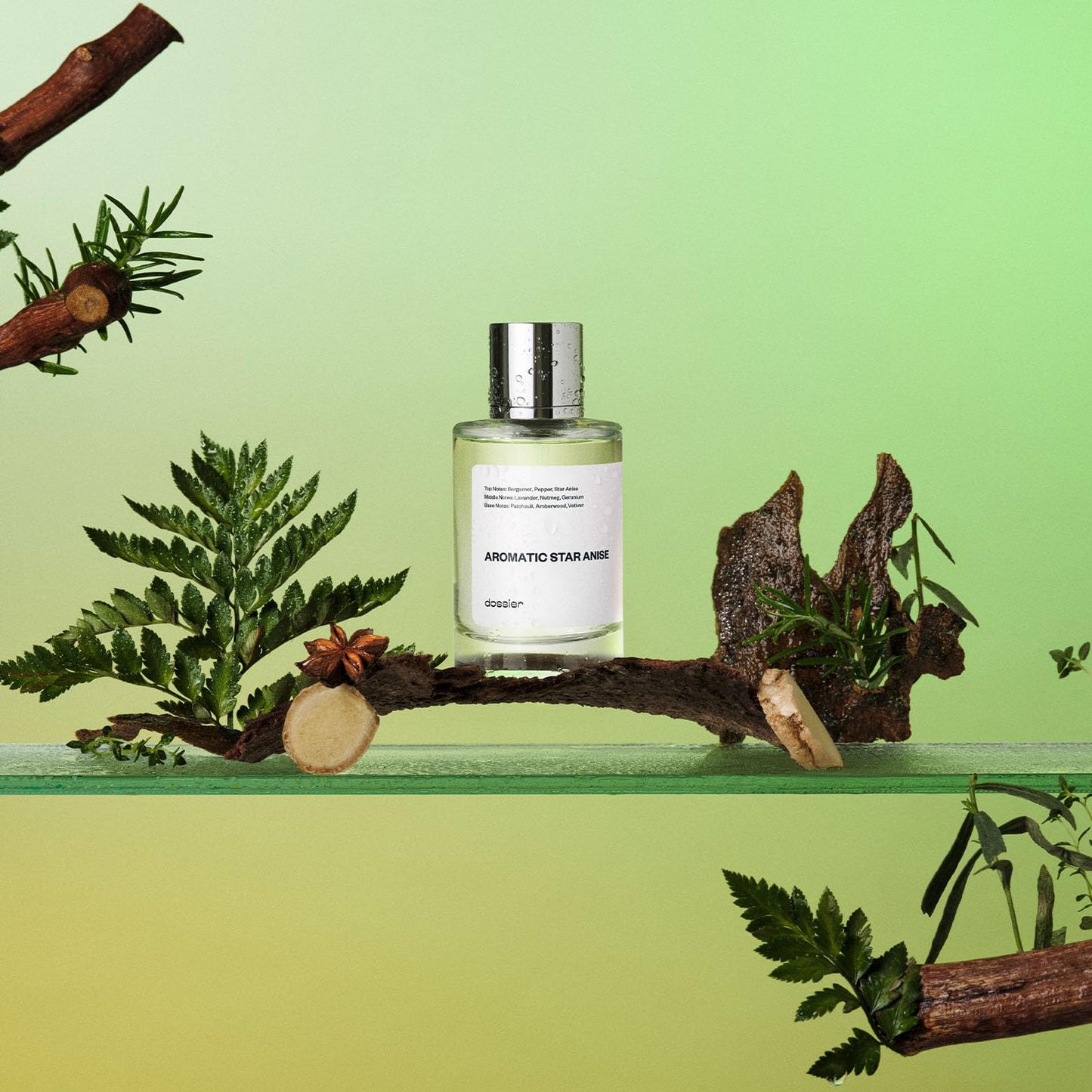 Dossier - Aromatic Star Anise - Eau de Parfum - Perfume Luxury - Pure Infused - For Men - Fragrance 3.4 Fl 0z (Spray 100ml)