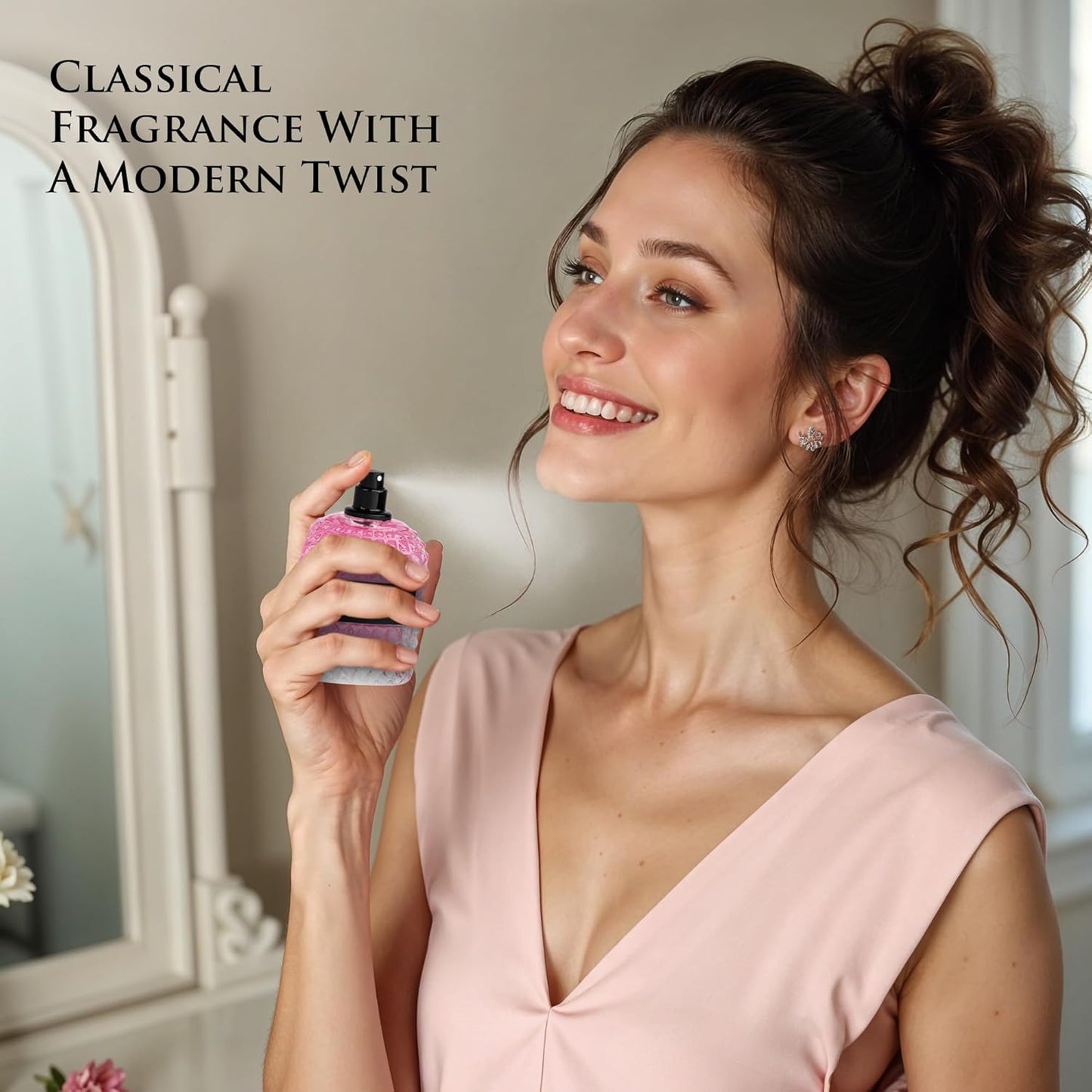 NovoGlow Valencia Donna for Women Eau De Parfum - Amber Floral Jasmine, Bourbon Vanilla & Woods Oriental-Floral Fragrance with a Modern Twist Elegant 100ml Bottle Packed in Paper Box