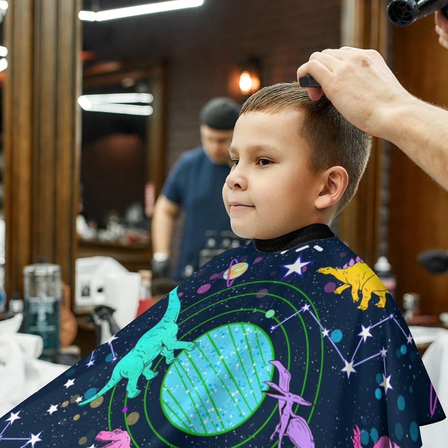 Barber Cape for Kids Funny Duck Haircut Cape Professional Salon Cape Waterproof Hair Cutting Styling Haircut Apron