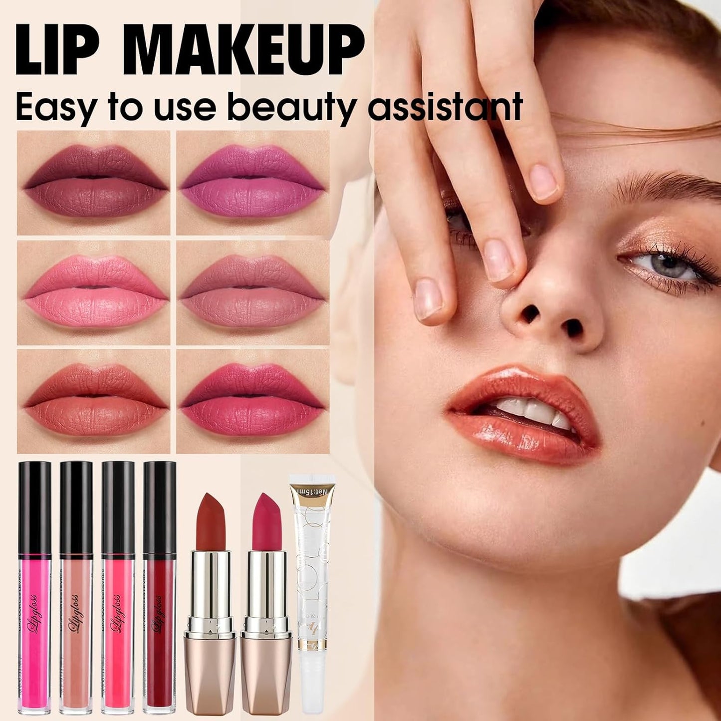 Makeup Set For Women Full Kit Includes Eyeshadow Concealer Palette Lip Gloss Lipstick Eye Pencil Makeup Brushes, All In One Makeup Gift Set For Teen, Girl And Beginner，Stocking Stuffers for Teen Girls