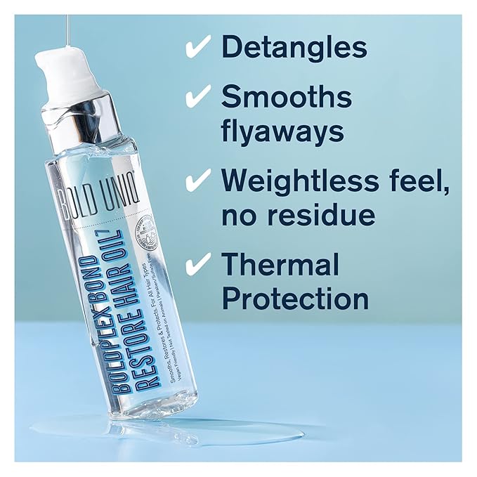 BOLD UNIQ Purple Hair Mask, BoldPlex 6 Hair Serum & BoldPlex 7 Hair Oil Bundle - Remove Brassiness & Yellow Tones, Strengthen, Protect Damaged Hair & Reduce Frizz, Paraben Sulfate-free, Vegan Friendly