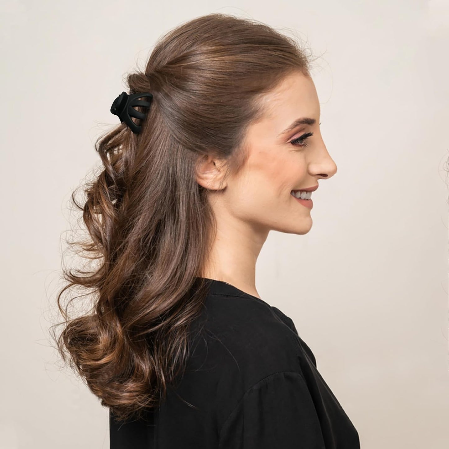 4cm Claw Clips Medium Small Octopus Hair Clips, 9 Pcs Colorful Small Plastic Claw Clips Durable Non-slip for Women and Girls Styling Short Long Curlys Hair.