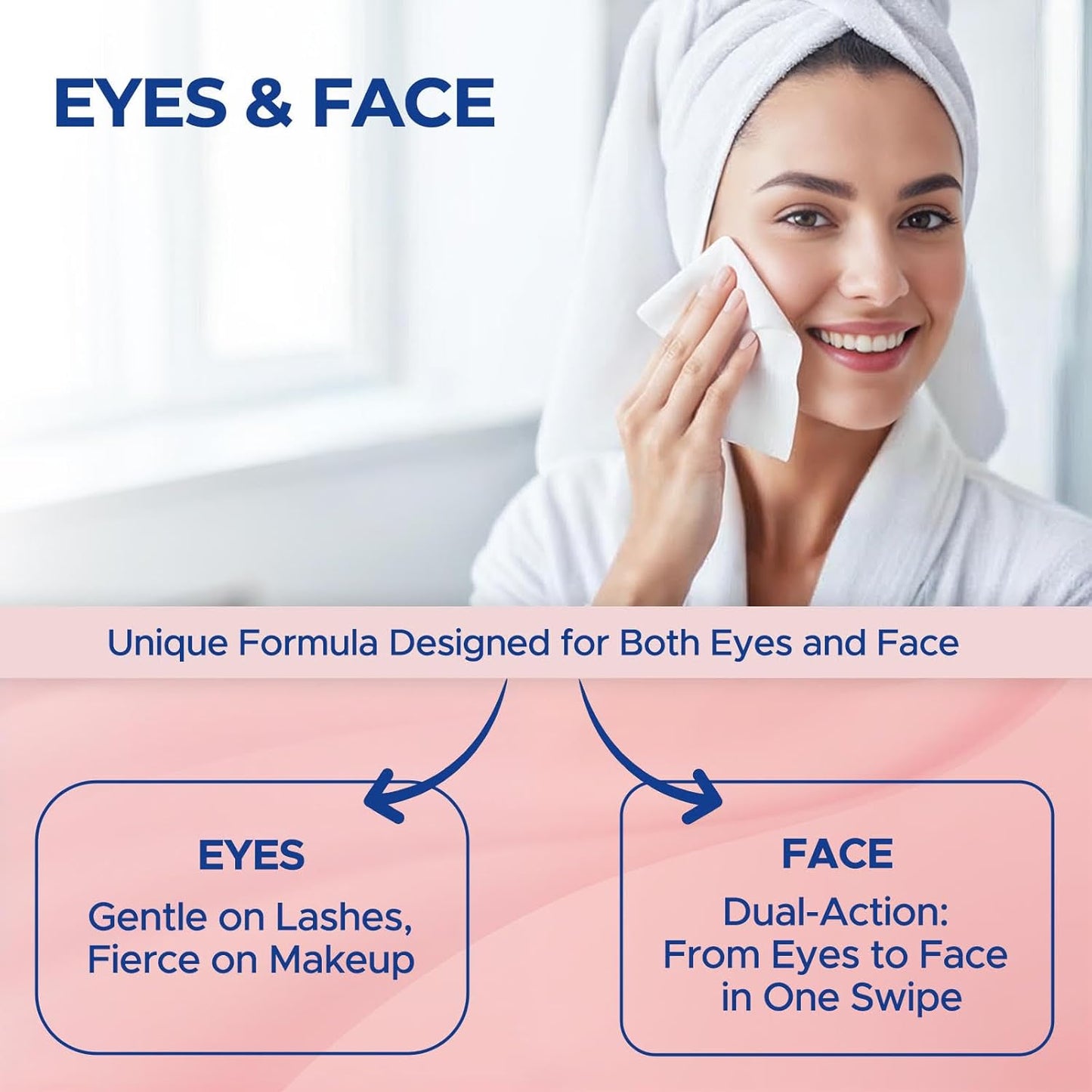 Dr. FIscher Makeup Remover Wipes - Sensitive Skin Formula, Individually Sealed, No Rinse, Eyes and Face Safe (30)