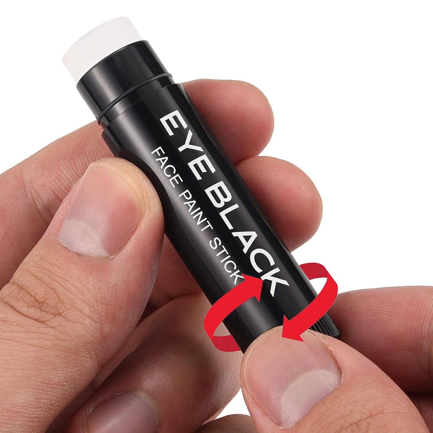 CCbeauty White Eye Black Stick For Baseball Football Softball Lacrosse Accessories, Anti-Glare EyeBlack, Waterproof, Last All Game, Smooth Application, High Pigmented Color