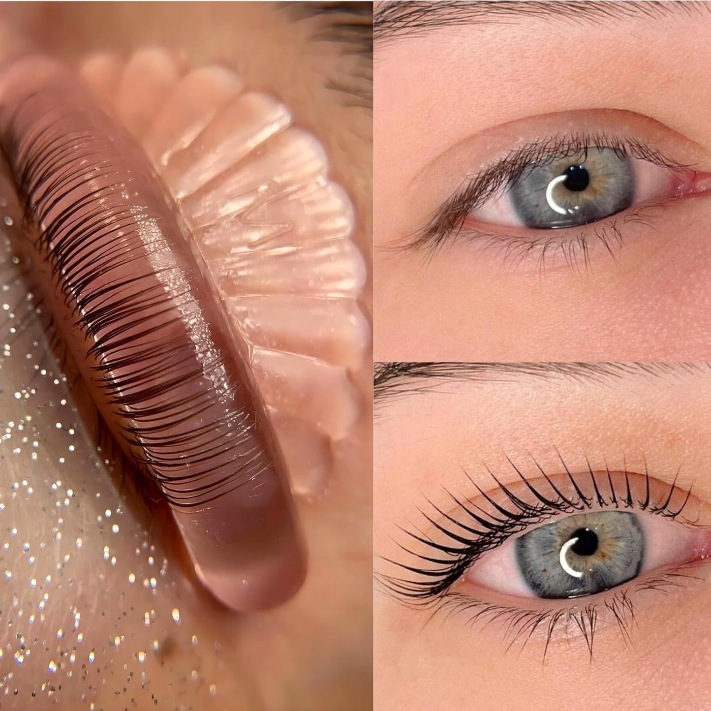 Korean Lash lift Pads Shields 2025 New No glue Eyelash Lifting Shield Self Sticky Lash Perm Rods Lami Lamination Roller U Curler Pad Soft 5 Size Air Bubble Silicone-Light Weight Guard