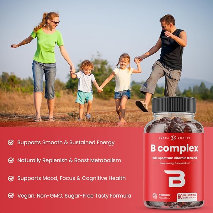 NutraChamps Biotin & B Complex Gummies