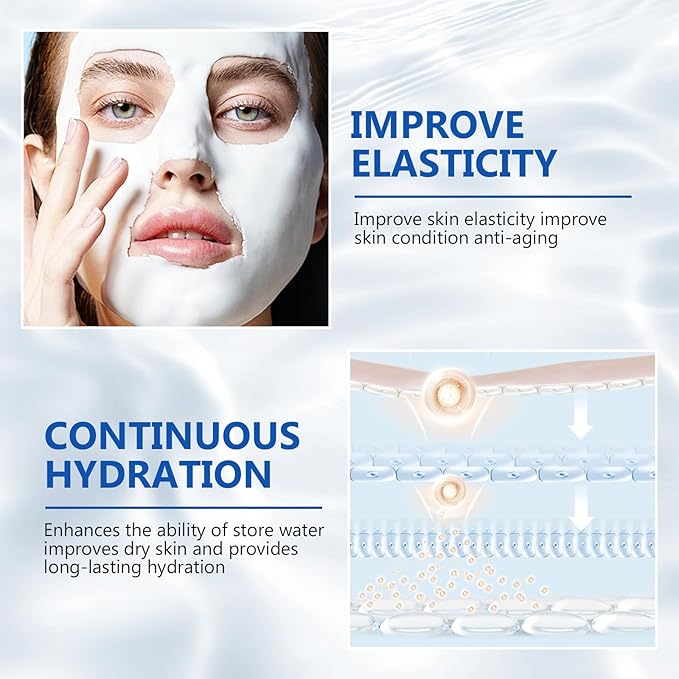 Hyaluronic Acid Powder, Hyaluronic Acid Serum for Face Skin Hydration and Anti-Aging, Low Molecular Weight, DIY Skincare Serum and Cosmetics