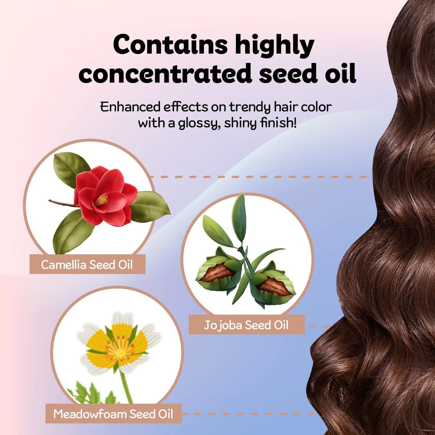 eZn Pudding Hair Dye, Ammonia-Free, Semi-Permanent DIY Korean Hair Dye Color with Keratin, Odorless Gentle for Sensitive Skin No Skin Irritation (Ash_Toner)