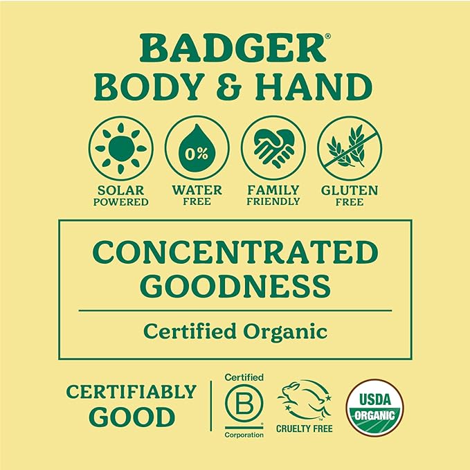 Badger Cuticle Care, 100% Organic Cuticle Cream for Natural Nail Care, Soothe & Restore Dry & Splitting Cuticles, Rich Shea Butter, Light Citrus Scent, .75oz Tin