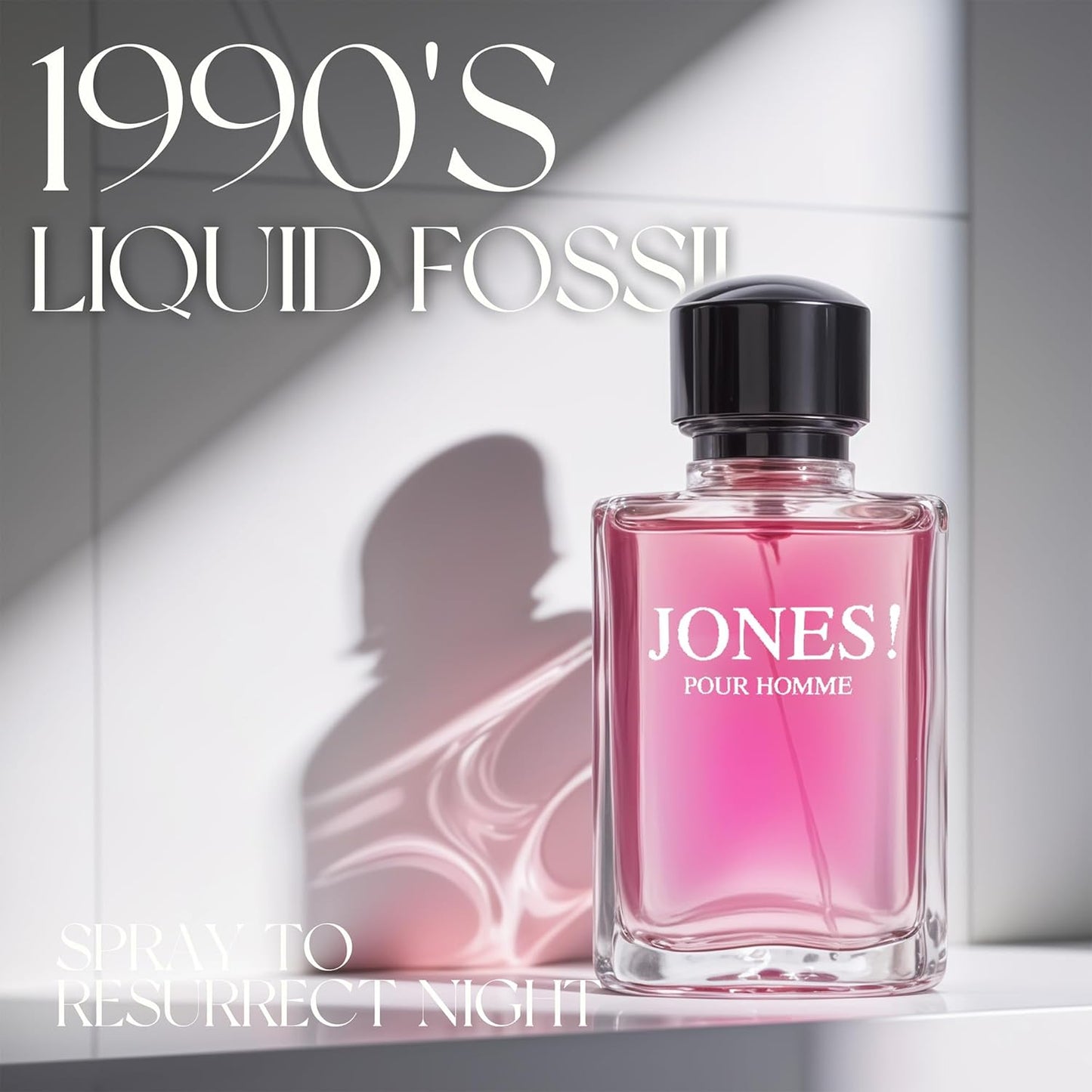 Jones Cologne for Men Natural Eau de Toilette 3.4 Fl Oz with Cinnamon, Jasmine, Vanilla & Sandalwood Notes Fragrance Alcohol-Free Luxury Men's Perfume for Daily Use