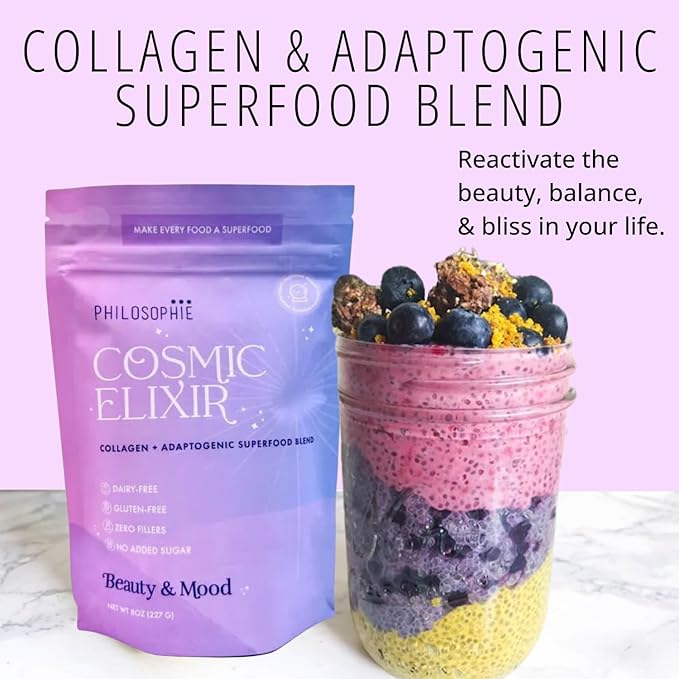 Philosophie Cosmic Elixir & Butterfly Boost Bundle - Superfood Powder Blends - All Natural Plant-Based 2pack