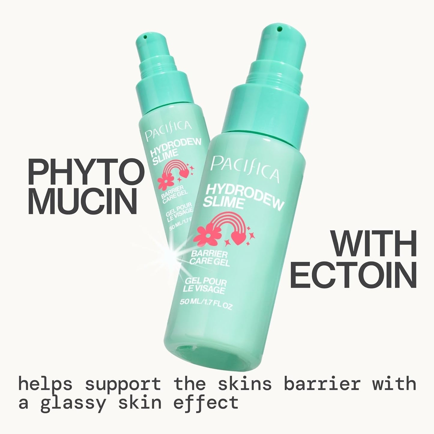 Pacifica Hydrodew Slime Vegan Snail Mucin Barrier Face Moisturizing Gel, Hydrating For Smoothing & Refining Skin, Vegan & Cruelty-Free