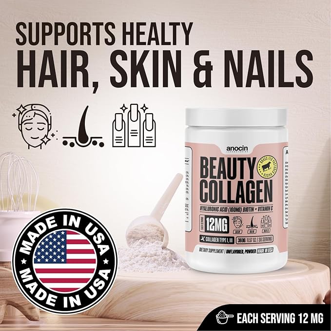 Beauty Collagen Peptides, Unflavored Powder