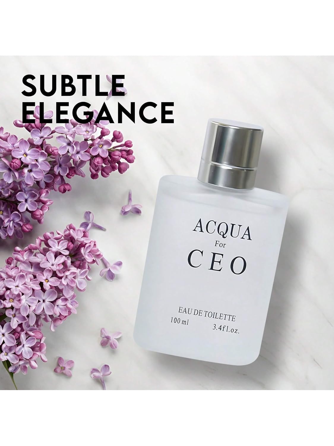 2PCS Valentine Milano/Acqua CEO Eau De Toilette for Men-Fresh,Romantic Scent Perfume for Men 3.4 Fl Oz Each Mens Cologne For All Skin Daily Used